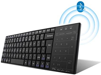 wireless keyboard + touchpad for mac